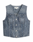 Rag & Bone Womens Tailored Vest in Blue