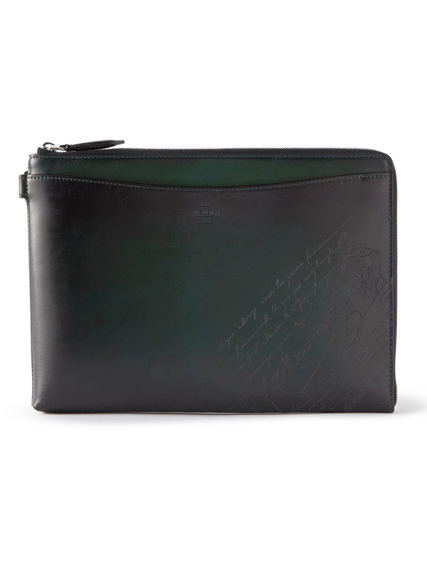 Photo: Berluti - Two-Tone Scritto Leather Document Case