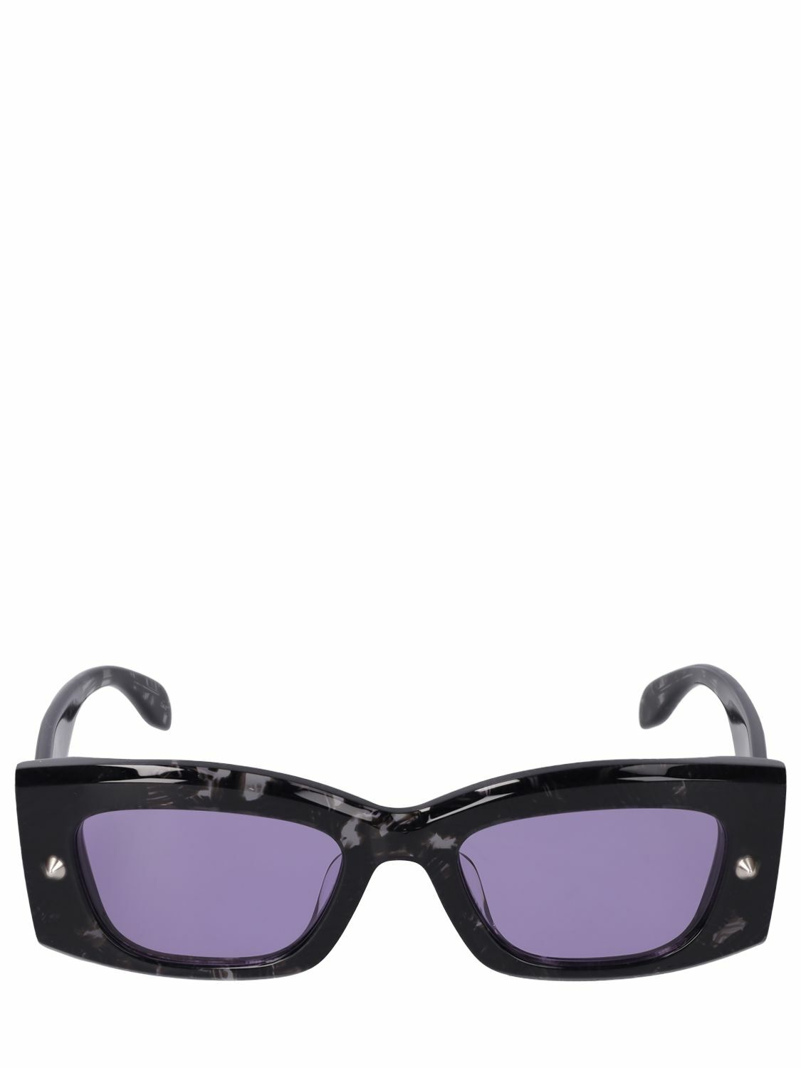 Alexander McQueen Brown Acetate Sunglasses