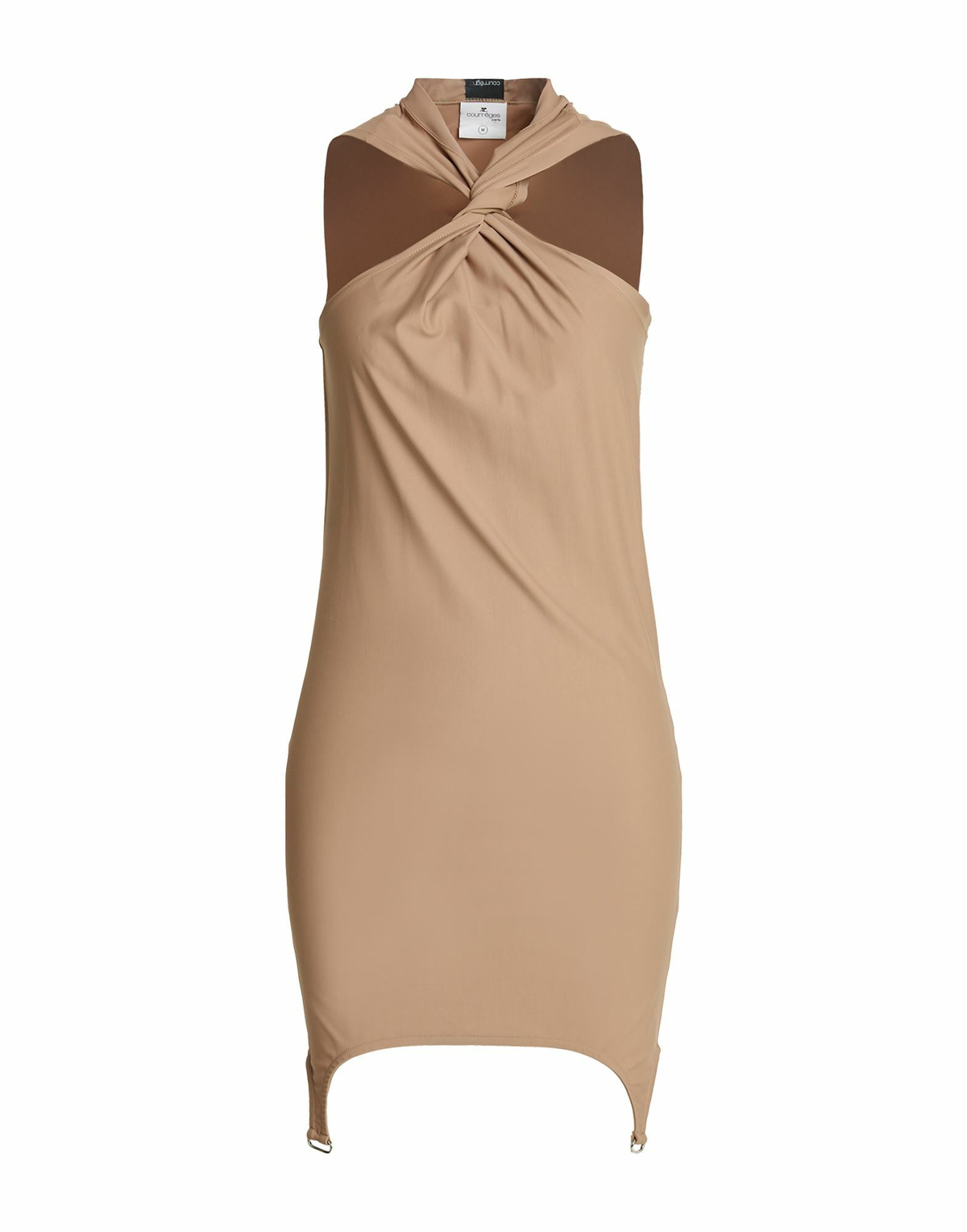 Courrèges Womens Mini dress Camel
