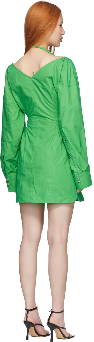 Nanushka Green Alyssa Mini Dress Nanushka