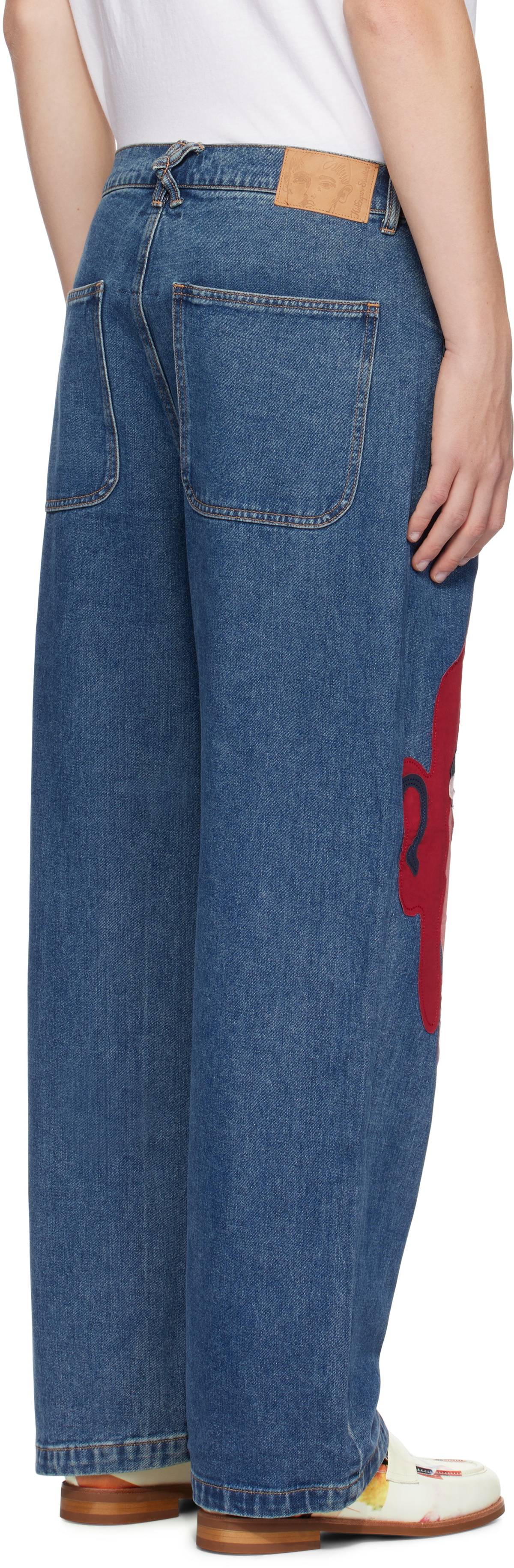 KidSuper Blue Face Jeans