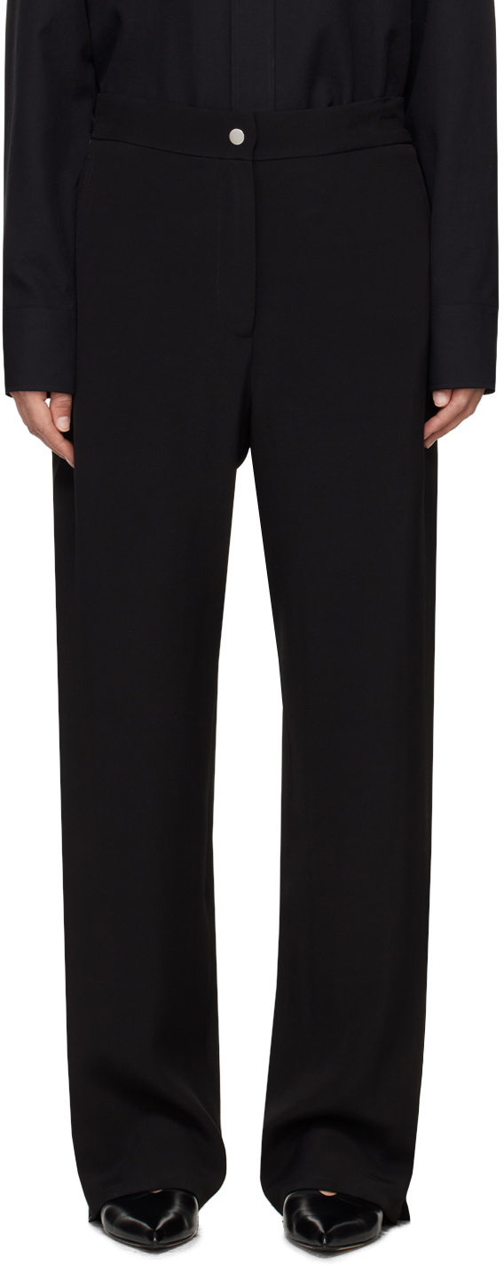 Studio Nicholson Black Rush Trousers Studio Nicholson