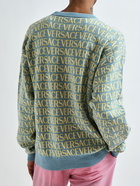 VERSACE - Monogram Cotton Sweater