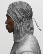 Roa Synthetic Jacket Transparent Grey - Mens - Windbreaker