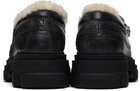 GANNI Black Cleated Derbys