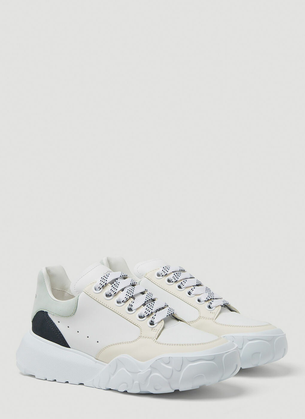 Court Sneakers in White Alexander McQueen