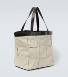 Bottega Veneta Arco Intreccio leather-trimmed tote bag