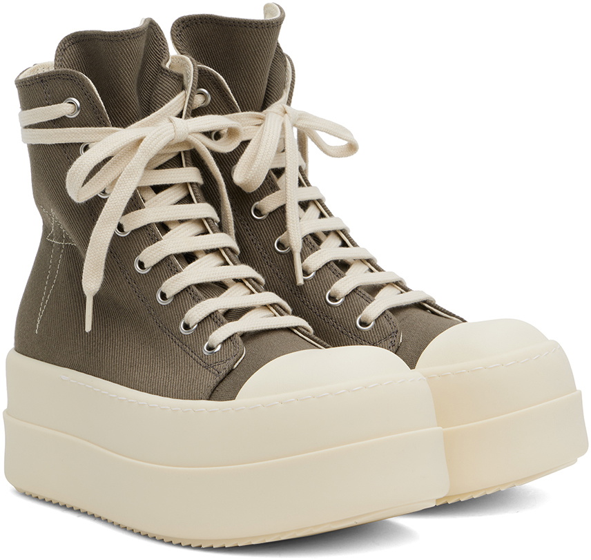 【Rick Owens】 Porterville Mega Bumper Sneaks スニーカー Gray Porterville Double Bumper Sneaks Sneakers by Rick Owens