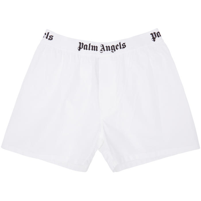 Photo: Palm Angels White Oxford Boxers 