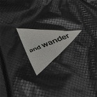 and wander Men's Sil Tote Bag in Charcoal 