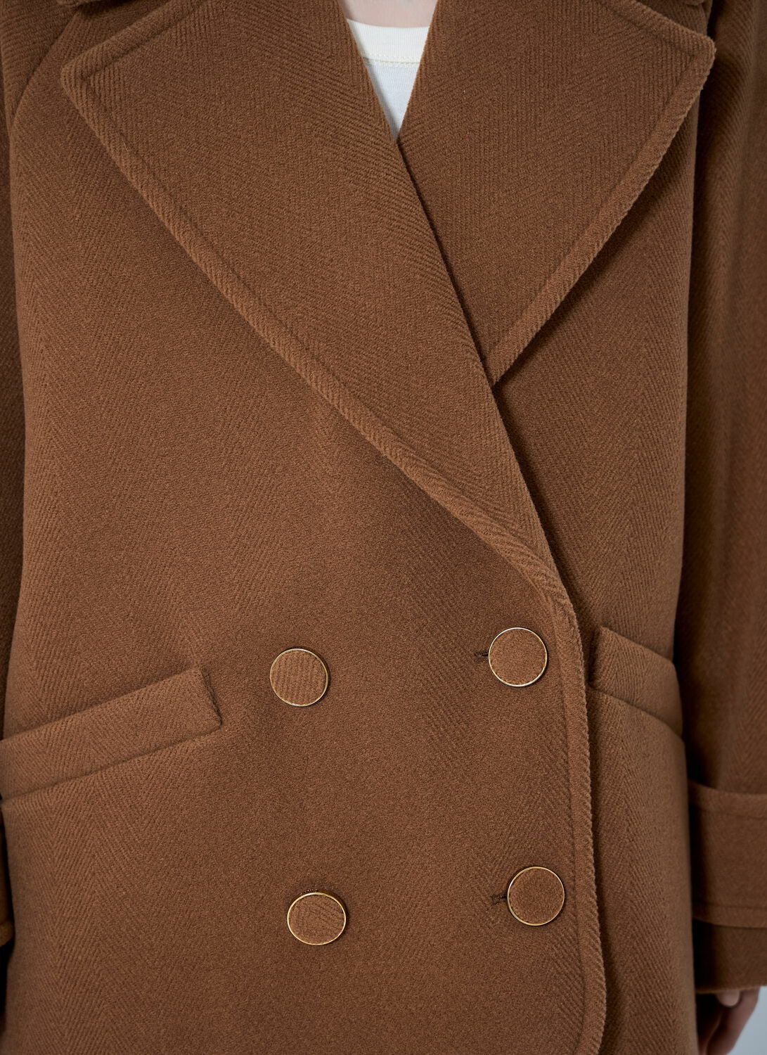 Chloé Double-Breasted Short Coat