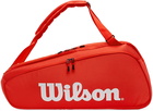 Wilson Red Super Tour 9-Pack Tennis Racket Bag