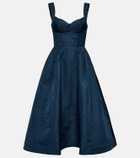 Rebecca Vallance Crêpe midi dress