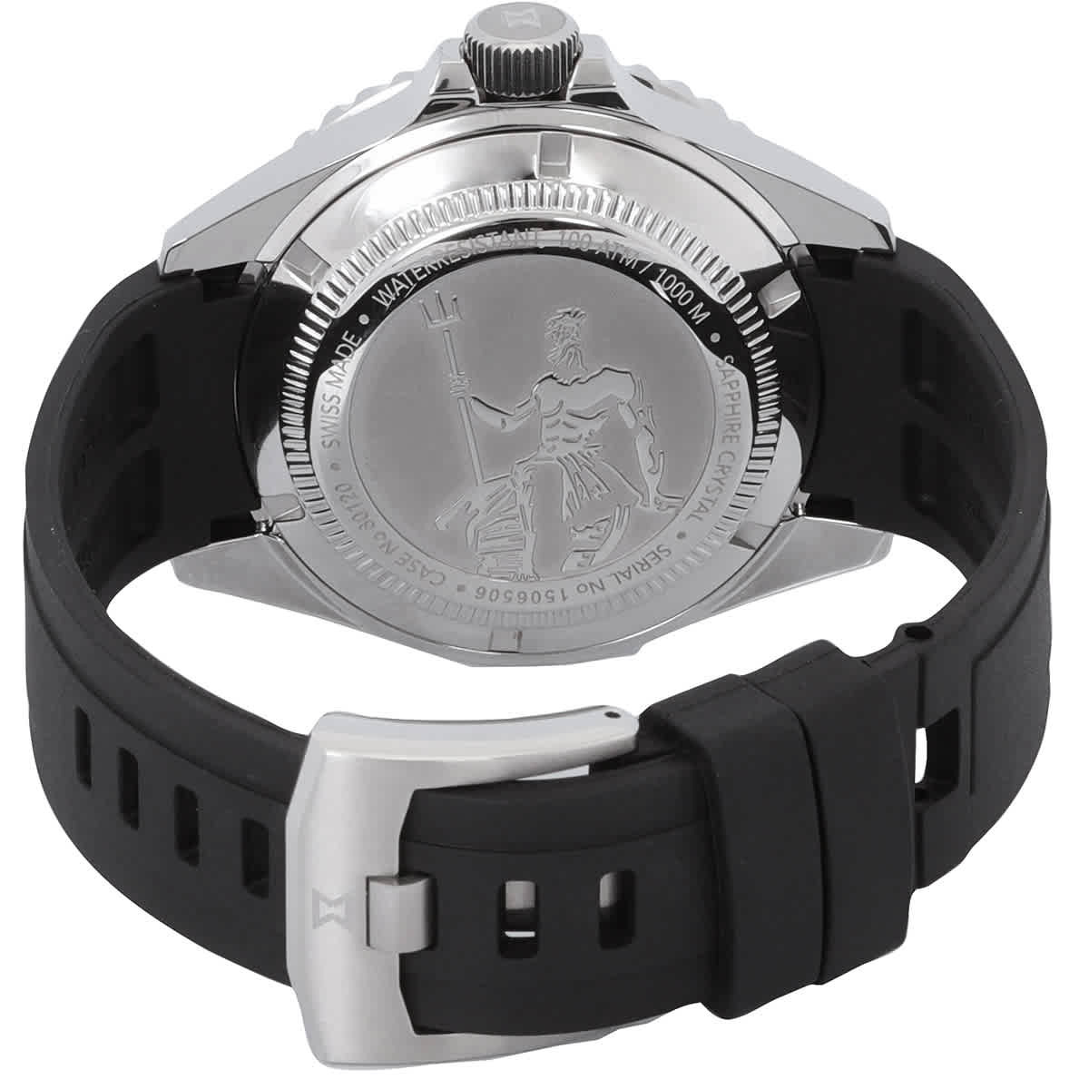 Edox Skydiver Neptunian Automatic Orange Dial Mens Watch 80120 3NCA ODN