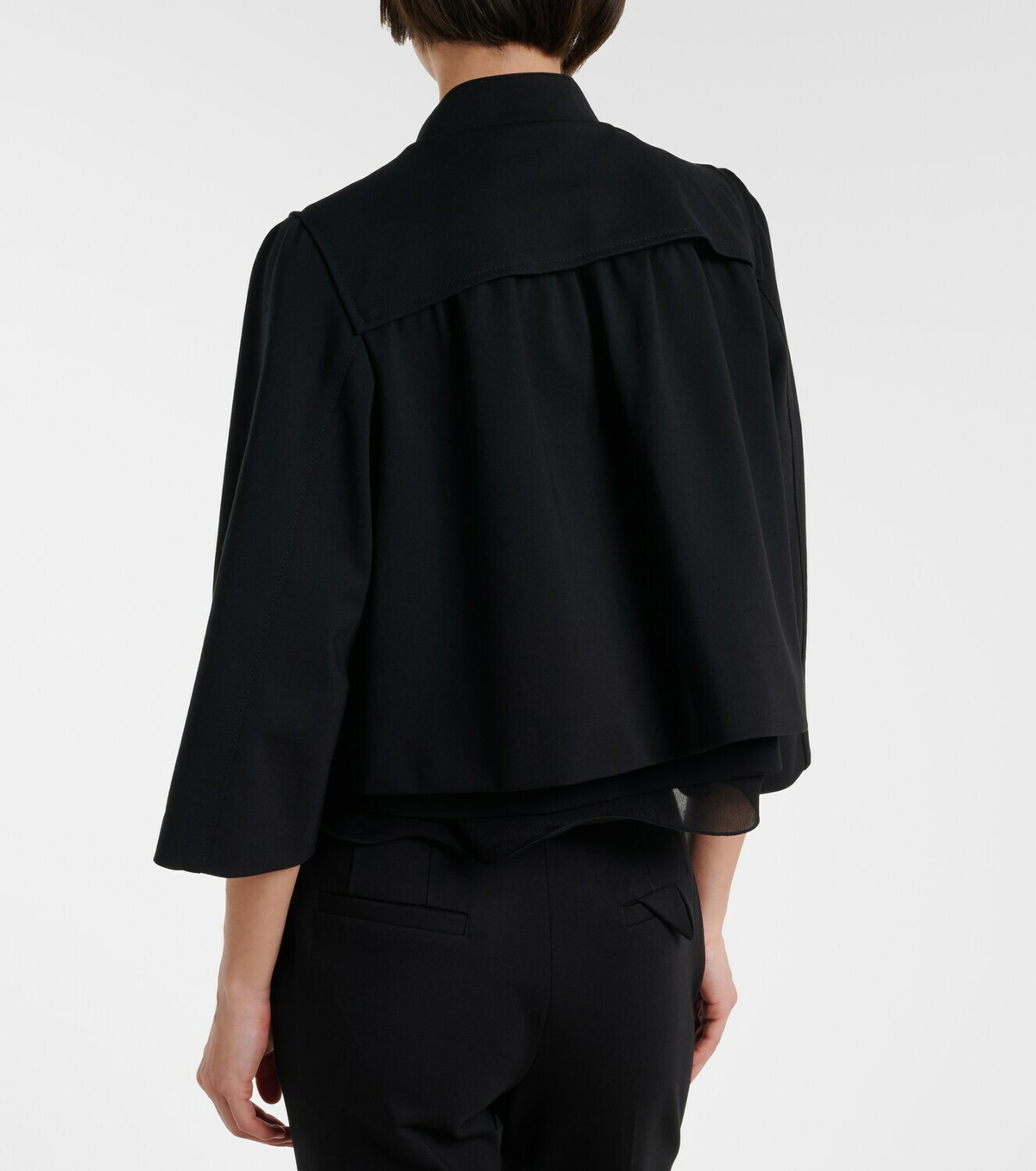 Dorothee Schumacher Emotional Essence jersey cropped jacket