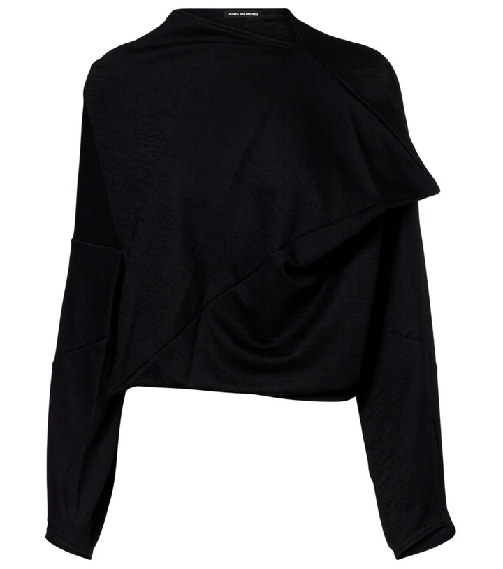 Photo: Junya Watanabe Wool-blend crop top