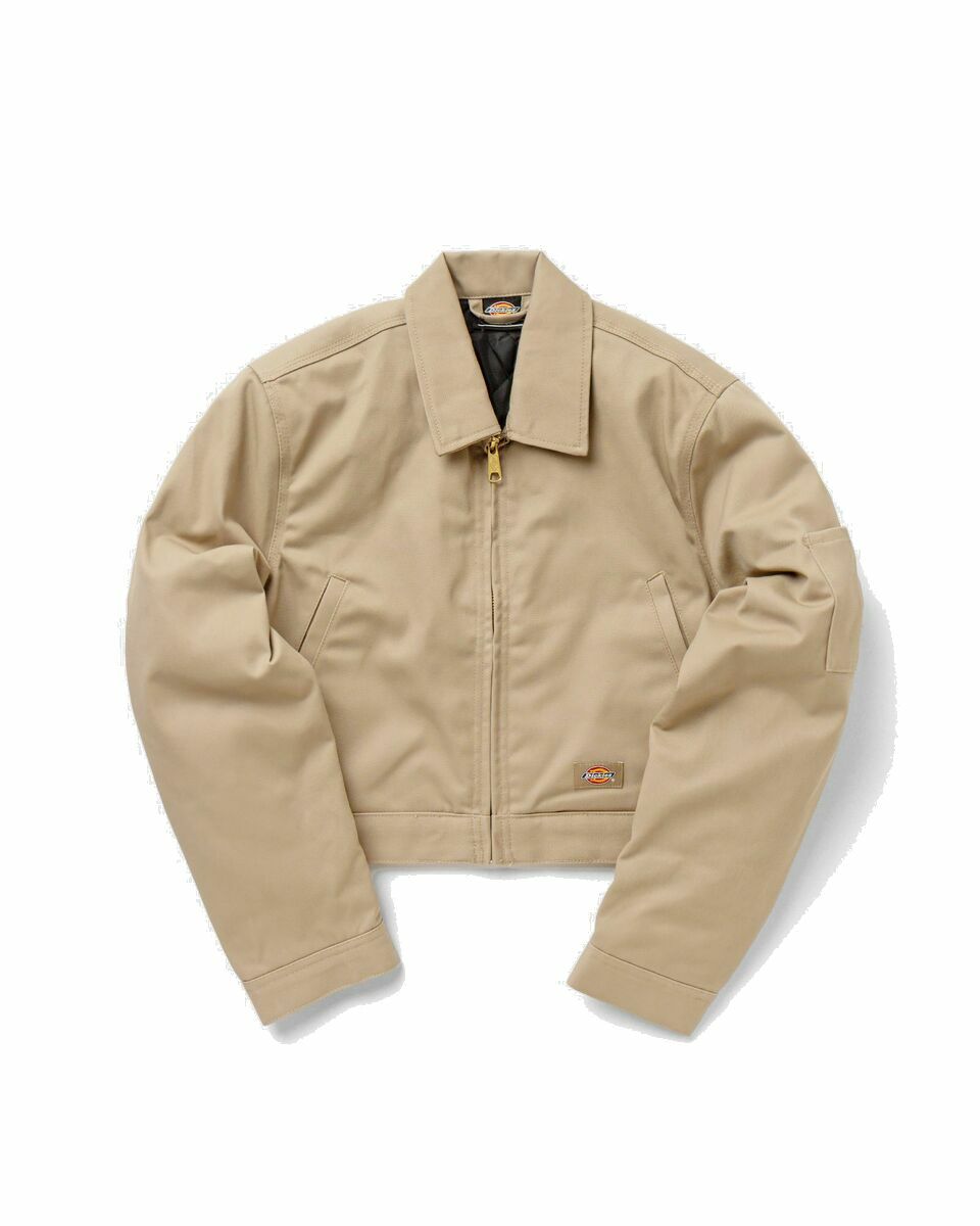 Photo: Dickies Wmns Lined Eisenhower Cropped Rec Jacket Brown - Womens - College Jackets