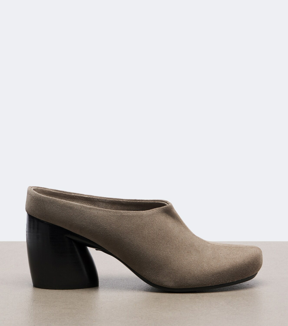 Loewe Oval suede mules