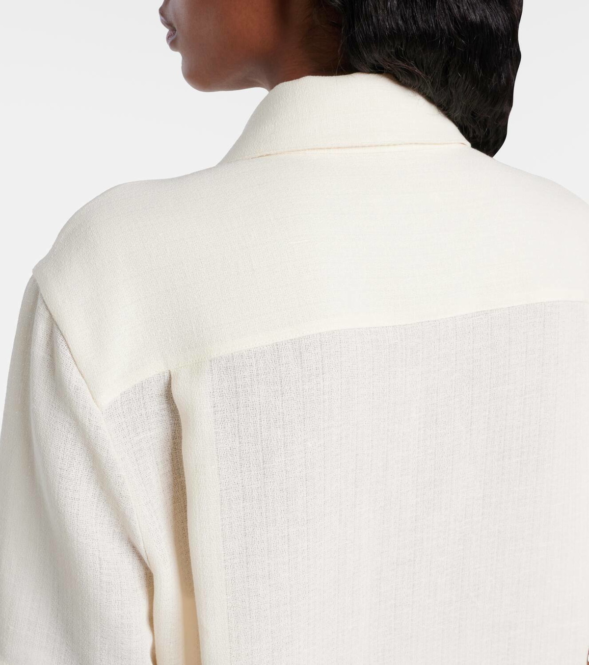 Loro Piana Shirley linen crêpe shirt