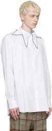 Charles Jeffrey LOVERBOY White Star Collar Shirt