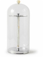 Lorenzi Milano - Glass, Stainless Steel and Mother-of-Pearl Toothbrush Holder