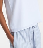 Leset Ari crêpe tank top