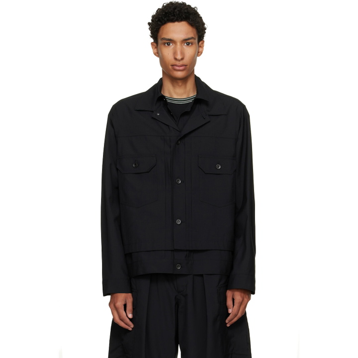 Photo: sacai Black Suiting Jacket