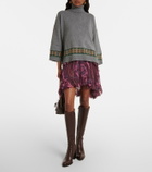 Etro Wool, cashmere, and cotton-blend sweater