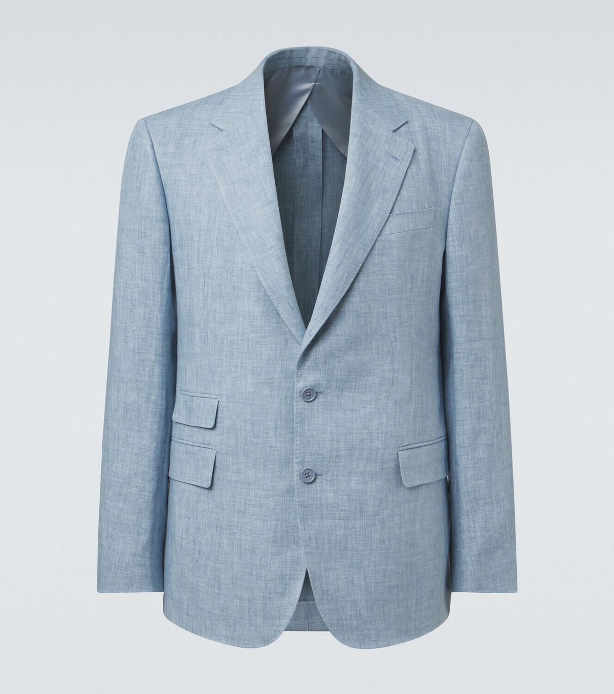 Ralph Lauren Purple Label Glen linen-blend blazer
