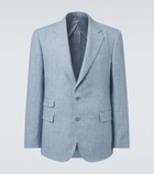Ralph Lauren Purple Label Glen linen-blend blazer