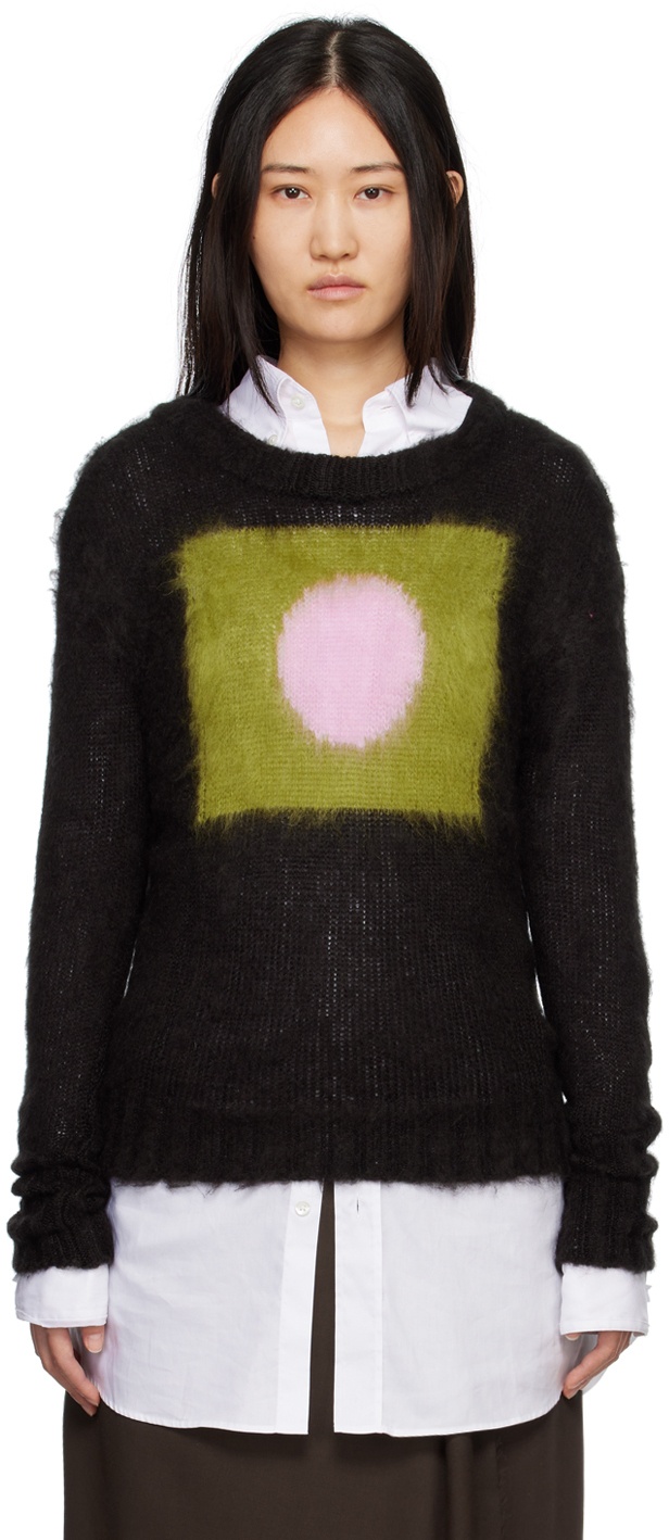 Photo: Edward Cuming Black Intarsia Sweater