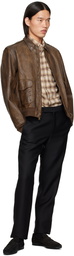 TOM FORD Brown Western Shirt