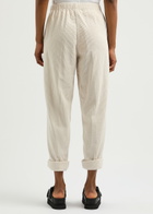 American Vintage Padow Cropped Corduroy Trousers Ecru