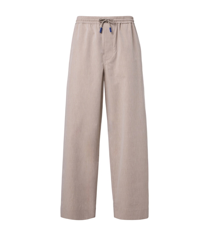 Photo: Loewe Wool and cotton wide-leg pants