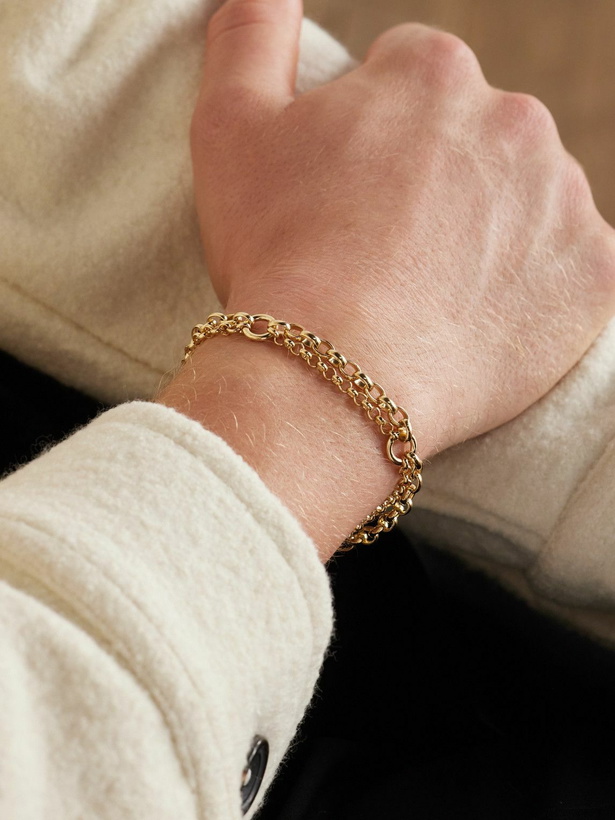 Photo: Foundrae - Festoon 18-Karat Gold Chain Bracelet - Gold