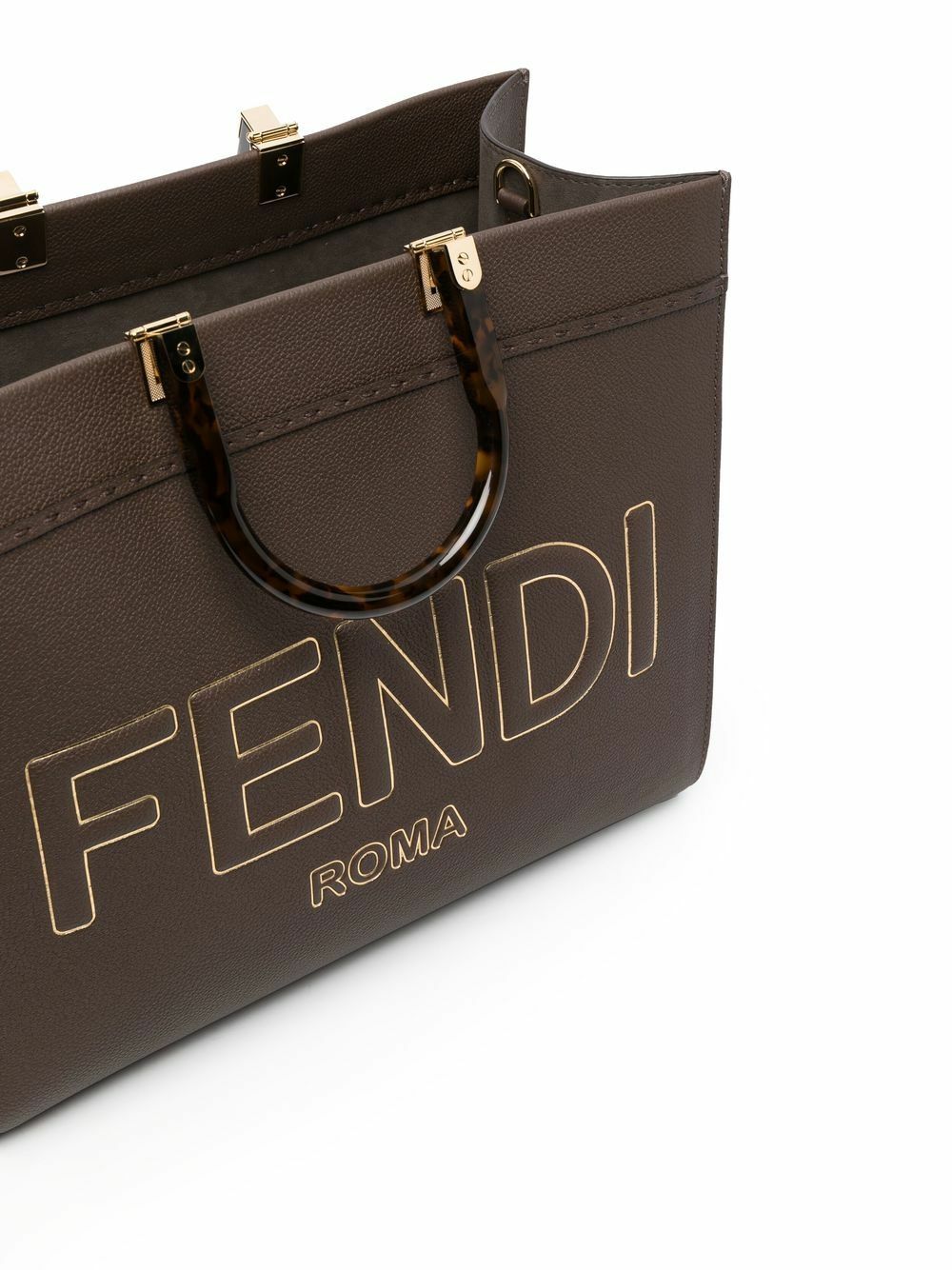 FENDI Sunshine Leather Shopping Bag Fendi