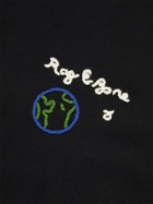 Rag & Bone - City Logo-Embroidered Organic Cotton-Jersey Sweatshirt - Black