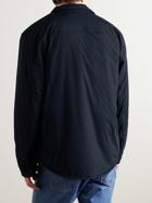 James Perse - Fleece-Lined Shell Overshirt - Blue