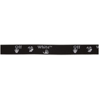 Off-White Black New Logo Belt