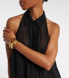 The Frankie Shop Sukie sheer maxi dress