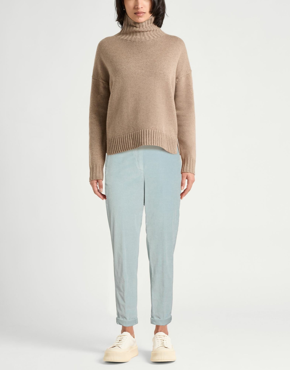 Peserico Womens Pants Sky in Blue