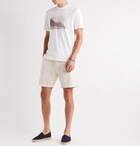 Faherty - Linen and Cotton-Blend Drawstring Shorts - Neutrals