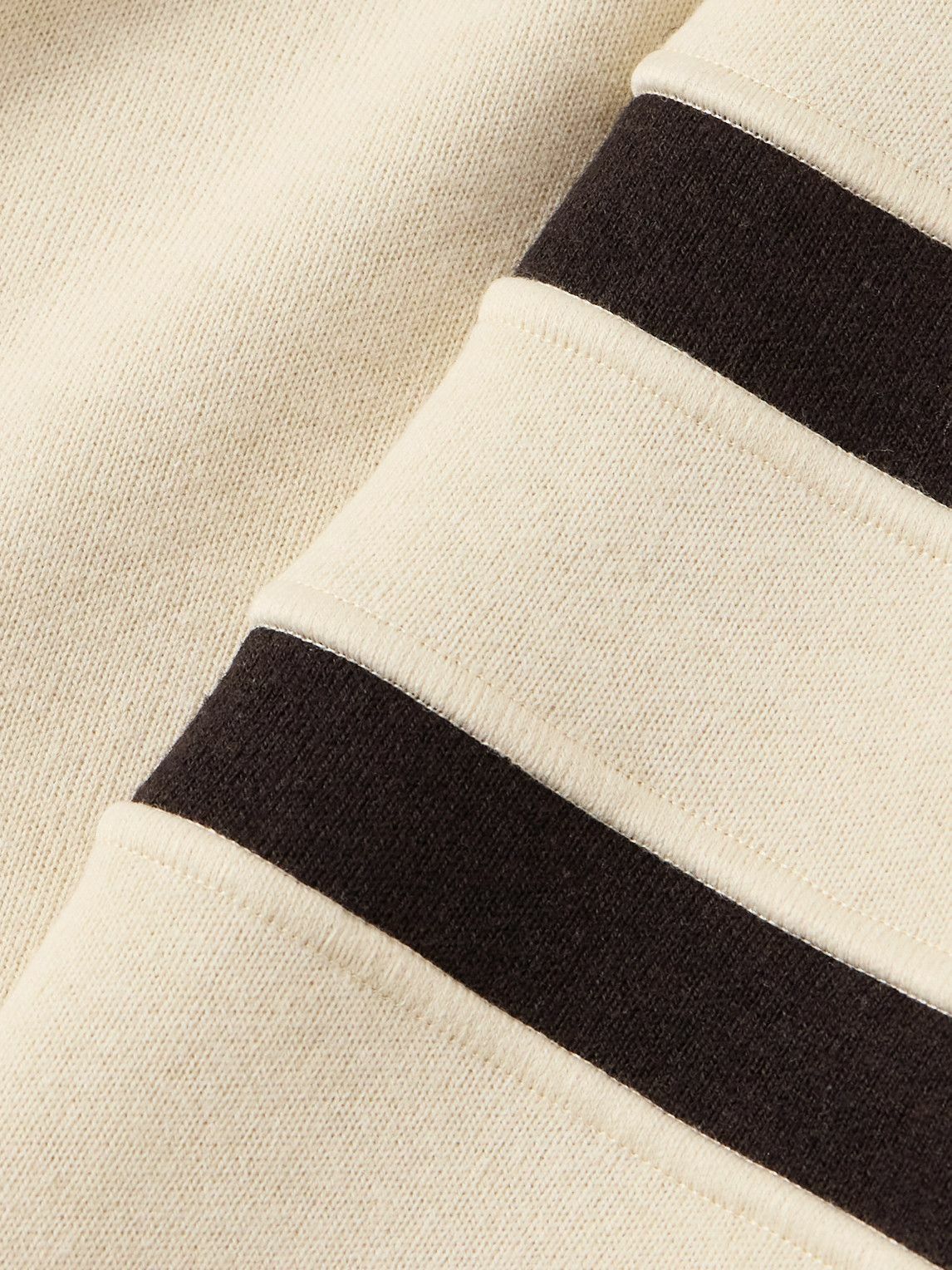 Nike - BODE Logo-Appliquéd Striped Brushed-Jersey Sweatshirt