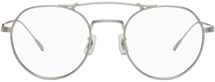 Photo: Oliver Peoples Silver Reymont Glasses