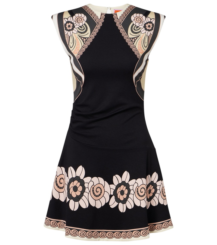 Photo: La DoubleJ Lela printed jersey minidress