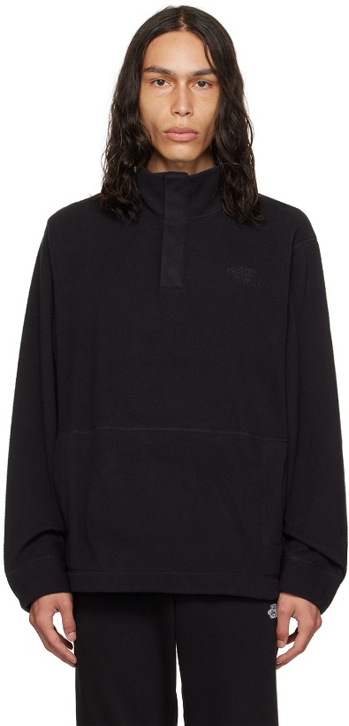Photo: The North Face Black Embroidered Jacket