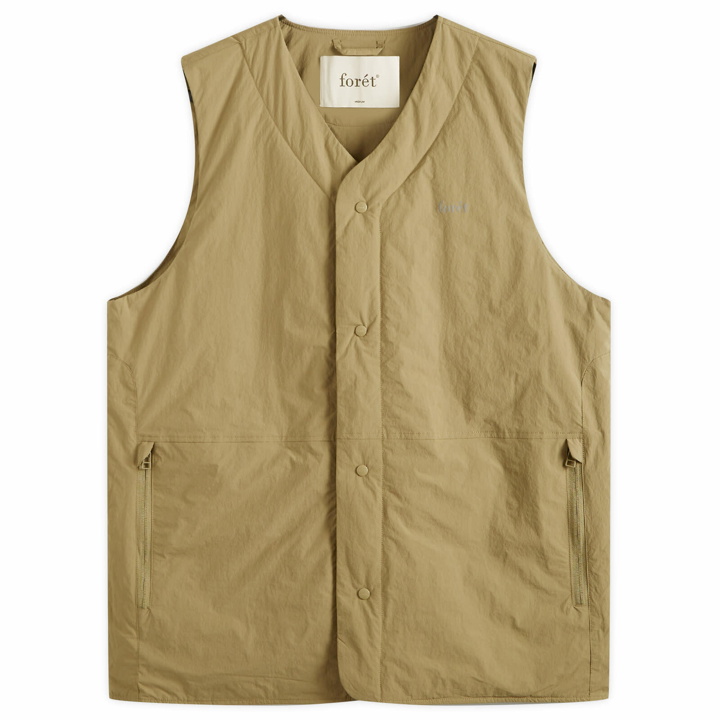 Photo: Foret Men's Myst Liner Vest in Olive