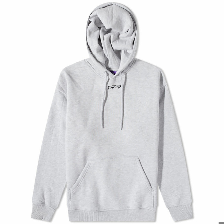 Photo: Fucking Awesome Men's Outline Drip Hoody in Heather Grey
