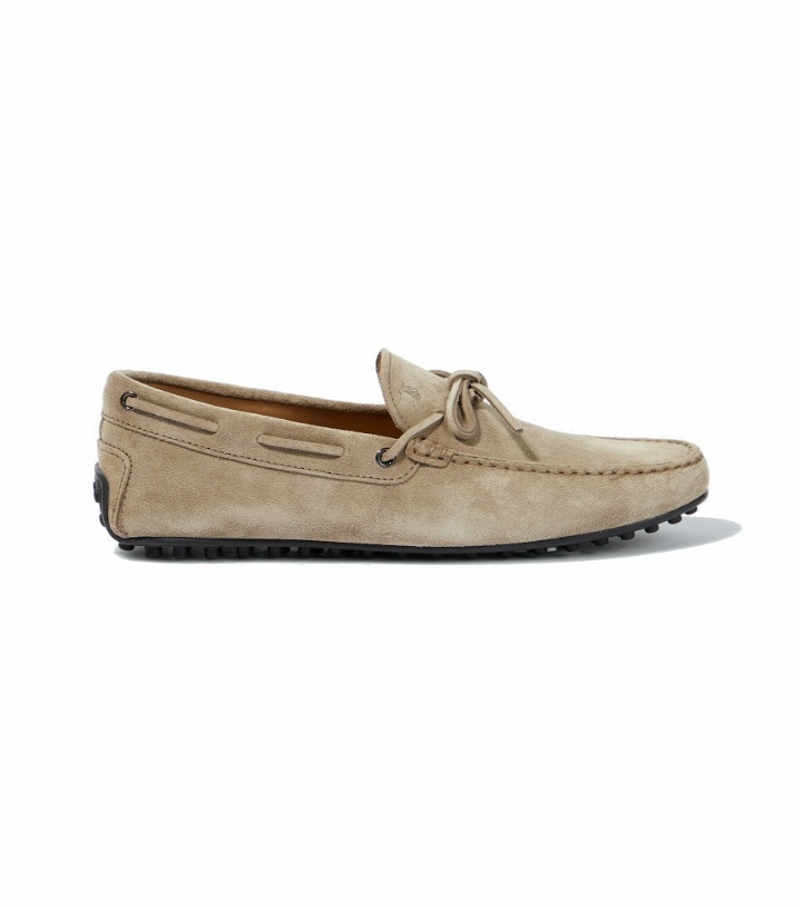 Photo: Tod's - Gommino suede loafers